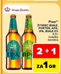 Carrefour Piwo Żywiec Białe oferta