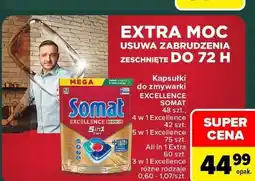 Carrefour Tabletki do zmywarki regular Somat Excellence 3In1 oferta