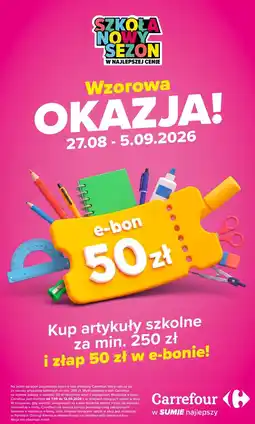 Carrefour Artykuły szkolne oferta