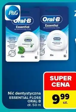 Carrefour Nić dentystyczna 50 m Oral-B Essential Floss oferta