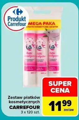 Carrefour Płatki kosmetyczne Carrefour oferta