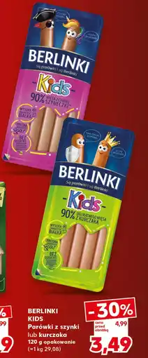 Kaufland Parówki Berlinki oferta
