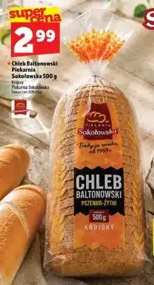 Topaz Chleb baltonowski krojony Piekarnia Sokołowska oferta
