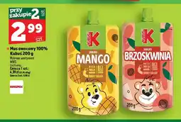 Topaz Mus owocowy 100% jabłko mango Kubuś oferta