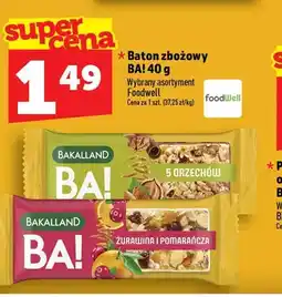 Topaz Baton zbożowy BA! żurawina i pomarańcza oferta