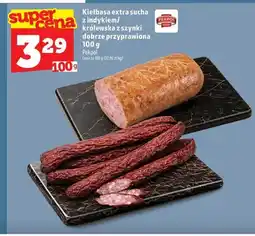 Topaz Kiełbasa extra sucha z indykiem Pekpol oferta