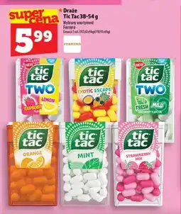 Topaz Draże Tic Tac Two Lemon Raspberry oferta