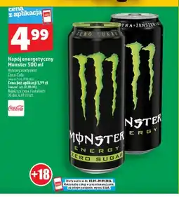 Topaz Napój energetyczny Monster Energy Zero Sugar oferta