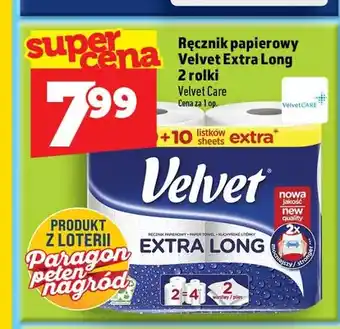 Topaz Ręcznik papierowy Velvet Extra Long 2-pak oferta