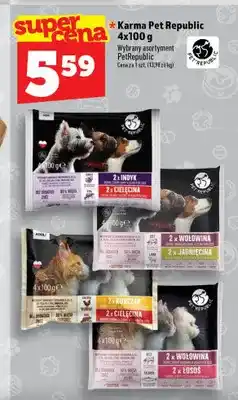 Topaz Karma dla psa Pet Republic Mini 4-pak 100 g 2x indyk 2x cielęcina oferta