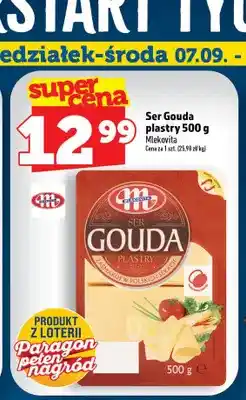 Topaz Ser gouda w plastrach Mlekovita oferta