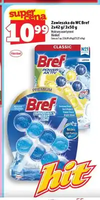 Topaz Zawieszka do WC Bref Power Aktiv Lemon 3-pak oferta