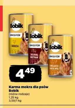 Netto Karma mokra dla psów z drobiem Bobik oferta