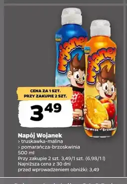 Netto Napój Wojanek truskawka-malina oferta