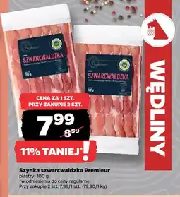 Netto Szynka szwarcwaldzka plastry Premier oferta
