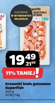 Netto Krewetki białe gotowane SuperFish oferta