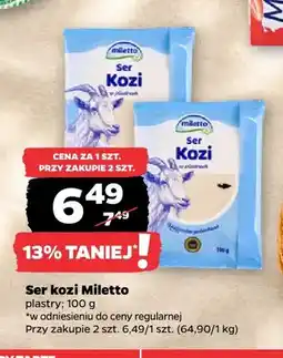 Netto Ser kozi w plastrach Miletto oferta