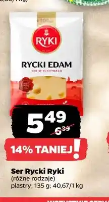 Netto Ser Rycki Edam w plastrach Ryki oferta