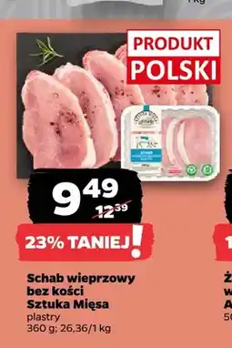 Netto Schab wieprzowy bez kości plastry Sztuka Mięsa oferta