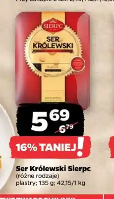 Netto Ser Królewski w plastrach Sierpc oferta