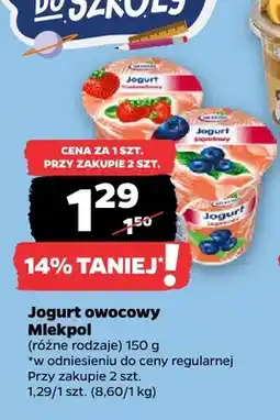 Netto Jogurt owocowy Mlekpol oferta