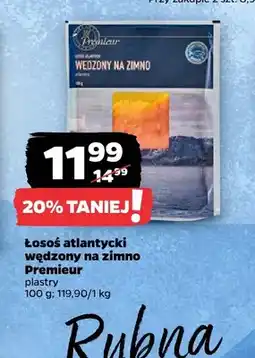 Netto Łosoś atlantycki wędzony na zimno Premieur plastry oferta