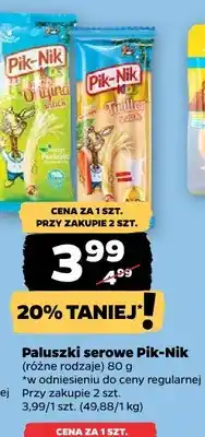 Netto Paluszki serowe Pik-Nik oferta