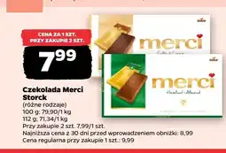 Netto Czekolada Merci Coffee and Cream Storck oferta