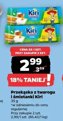Netto Przekąska z twarogu i śmietanki Kiri oferta