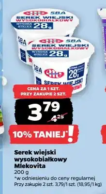 Netto Serek wiejski wysokobiałkowy Mlekovita oferta