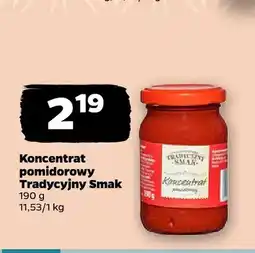 Netto Koncentrat pomidorowy Tradycyjny Smak oferta