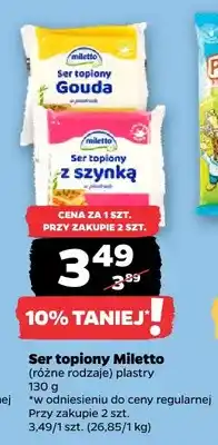 Netto Ser topiony Miletto plastry oferta