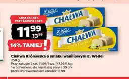 Netto Chałwa Królewska o smaku waniliowym oferta