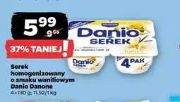 Netto Serek homogenizowany o smaku waniliowym Danio Danone 4-pak oferta