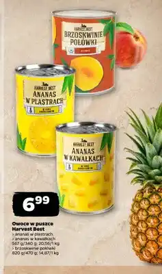 Netto Ananas w puszce w plastrach Harvest Best oferta