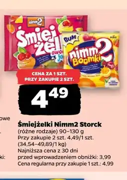Netto Śmiejżelki owocowe Nimm2 Storck oferta