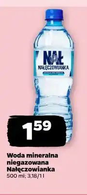 Netto Woda mineralna niegazowana Nałęczowianka oferta