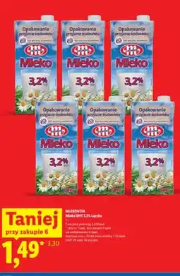 Lidl Mleko UHT Łączka Mlekovita 3,2% oferta