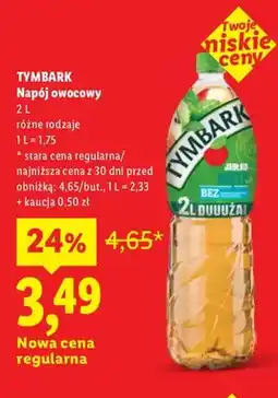 Lidl Napój owocowy Tymbark oferta