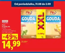Lidl Ser gouda w plastrach Pilos XXL 2-pak oferta