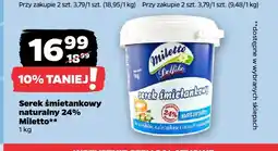 Netto Serek śmietankowy naturalny Miletto 24% oferta