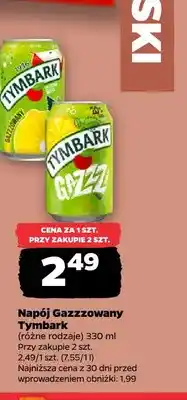 Netto Napój gazowany Tymbark Gazzzowany oferta