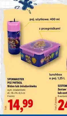 Lidl Bidon Psi Patrol Spin Master oferta