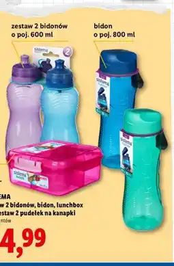 Lidl Zestaw 2 bidonów Sistema oferta
