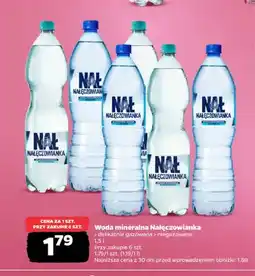 Netto Woda mineralna gazowana Nałęczowianka delikatnie oferta