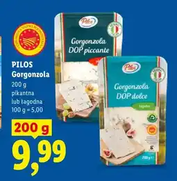 Lidl Ser gorgonzola pikantna Pilos oferta