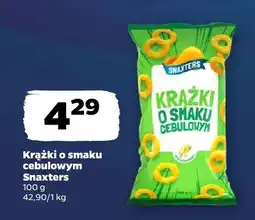 Netto Krążki o smaku cebulowym Snaxters oferta
