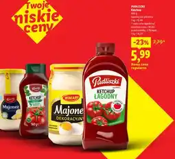 Lidl Ketchup łagodny Pudliszki oferta