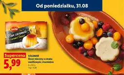 Lidl Deser mleczny o smaku waniliowym z karmelem Sol & Mar 6-pak oferta