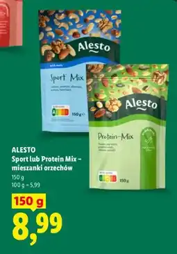 Lidl Mieszanka orzechów Sport Mix Alesto oferta